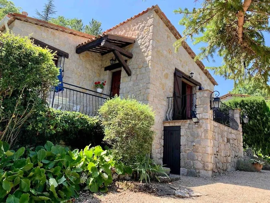 Maison En Pierre De Taille Avec Jardin Et Vue Montagnes Cipieres